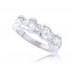 2.00 ct Ladies Round And Princess Cut Diamond Wedding Band Ring